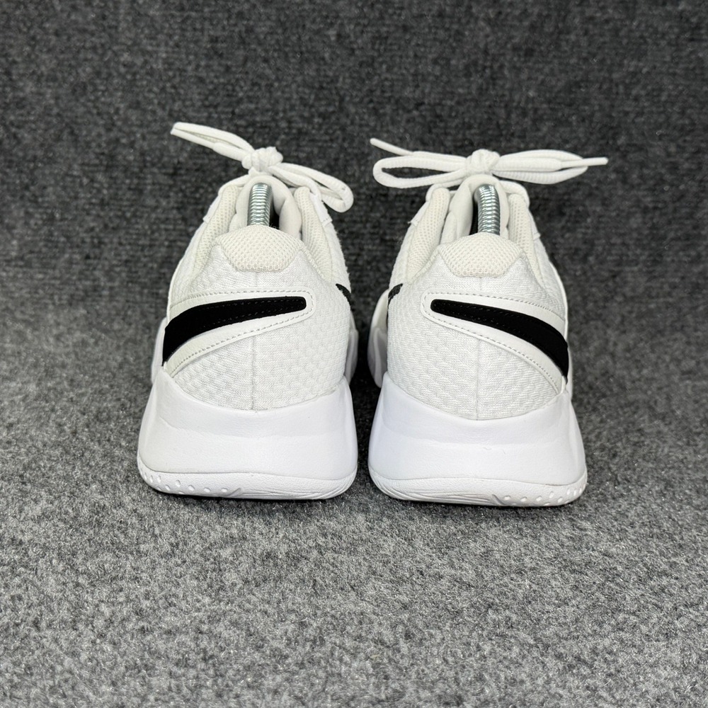 Nike Court Lite 4 Tennis Shoes Womens 9.5 White Black Athletic Training Sneakers - Picture 6 of 13